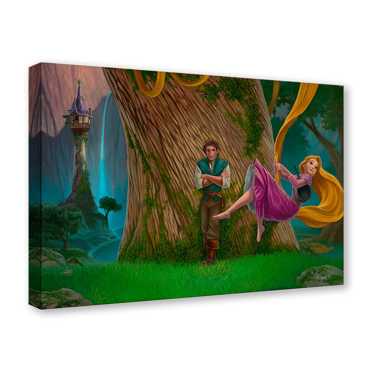 Jared Franco Disney "Tangled Tree" Limited Edition Canvas Giclee