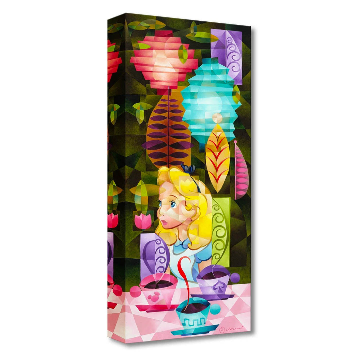Tom Matousek Disney "Tea for Three" Limited Edition Canvas Giclee