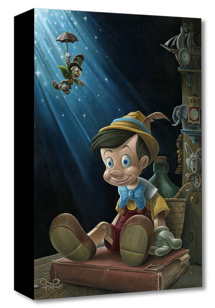Jared Franco Disney "The Little Wooden Boy" Limited Edition Canvas Giclee