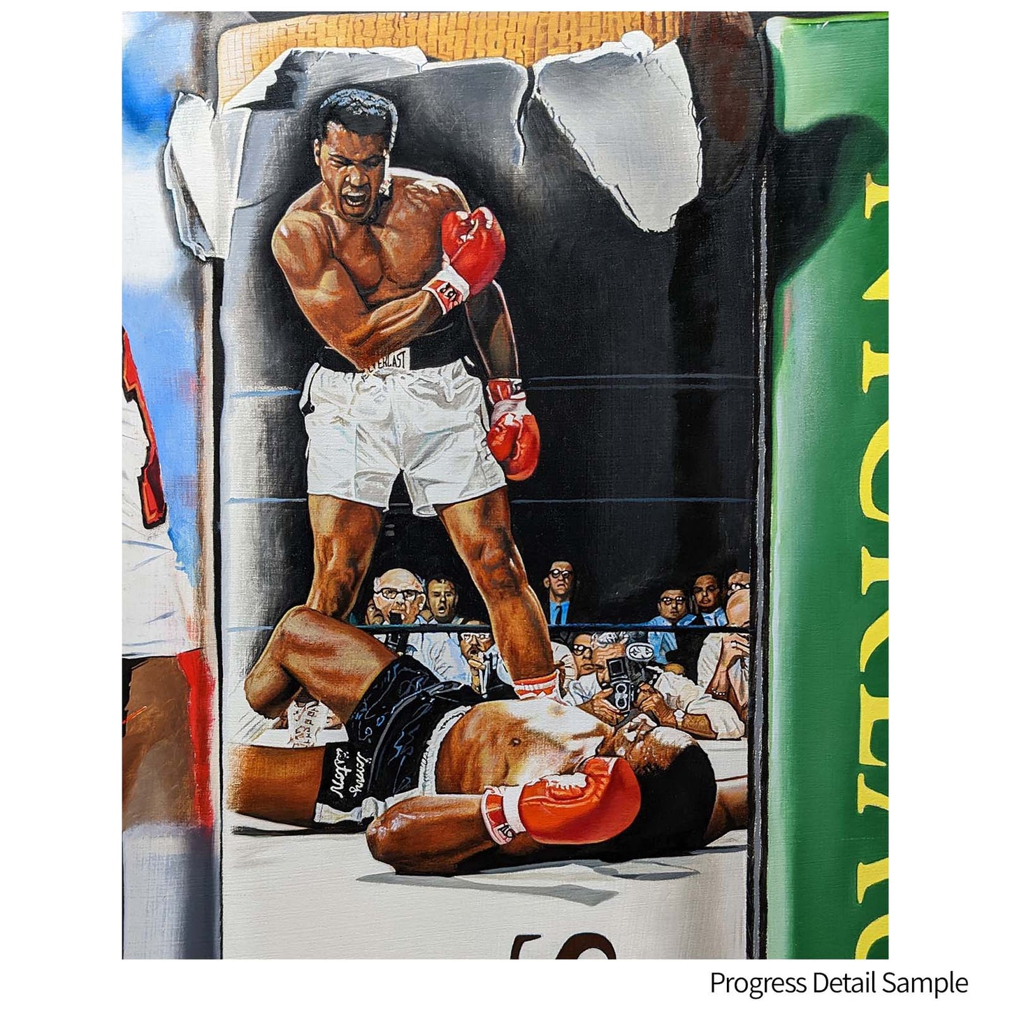 John-Mark Gleadow "G.O.A.T." Limited Edition Canvas Giclee