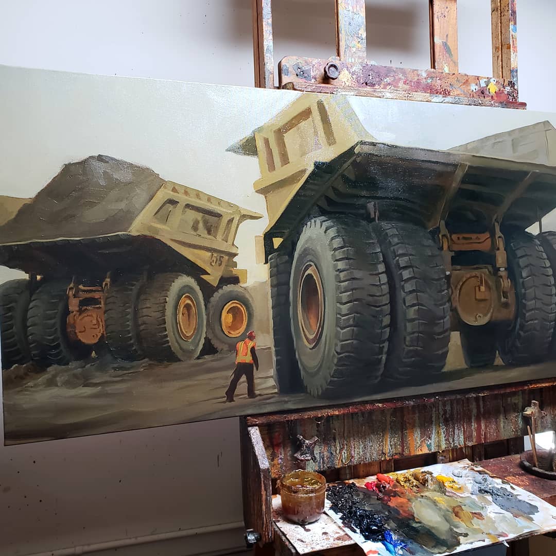 Gabe Leonard "Titans of Energy" Limited Edition Canvas Giclee
