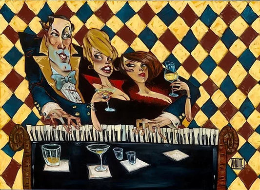 Todd White "Who's Glamouring Who" Limited Edition Canvas Giclee