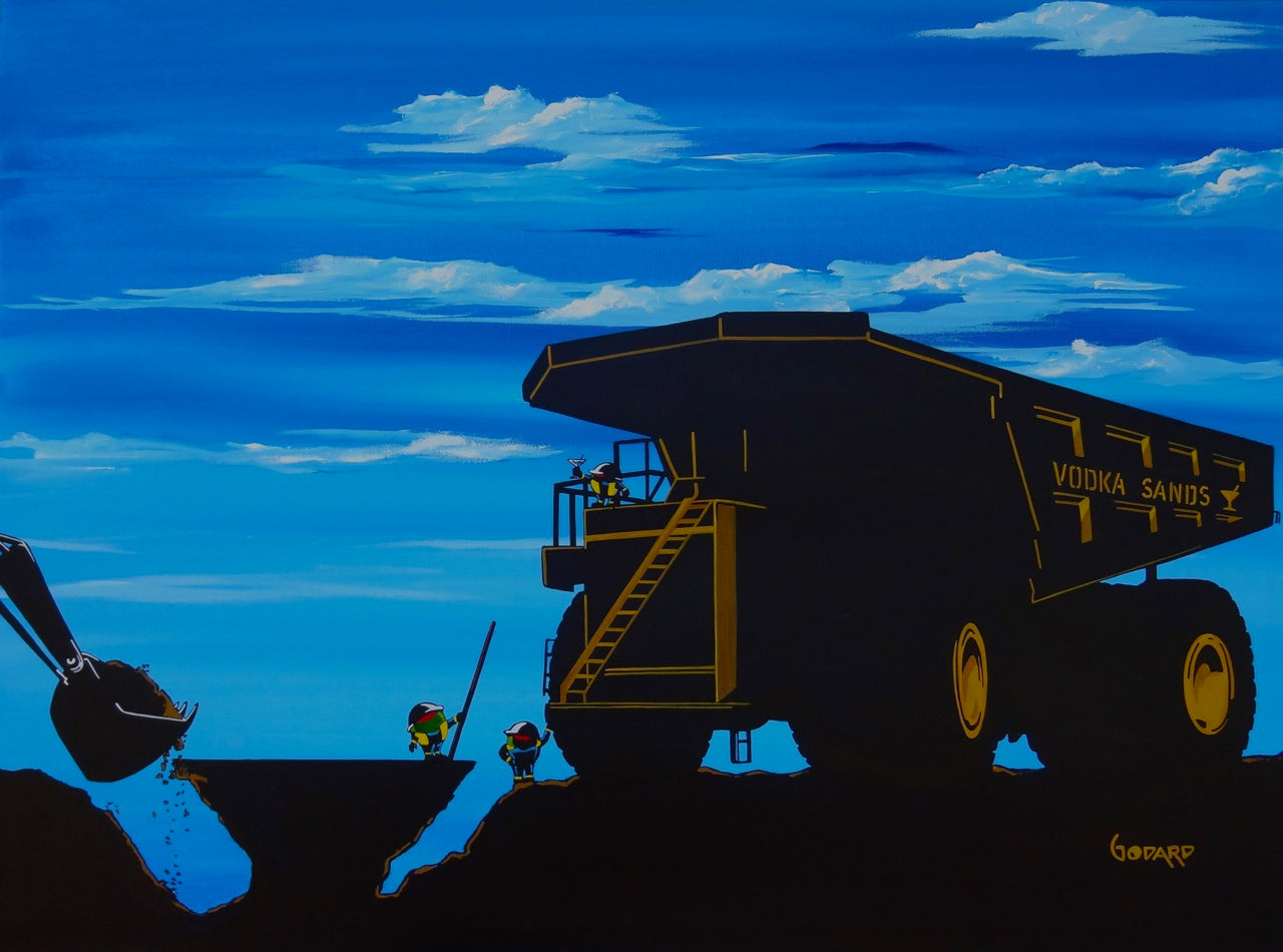 Michael Godard "Vodka Sands" Limited Edition Canvas Giclee