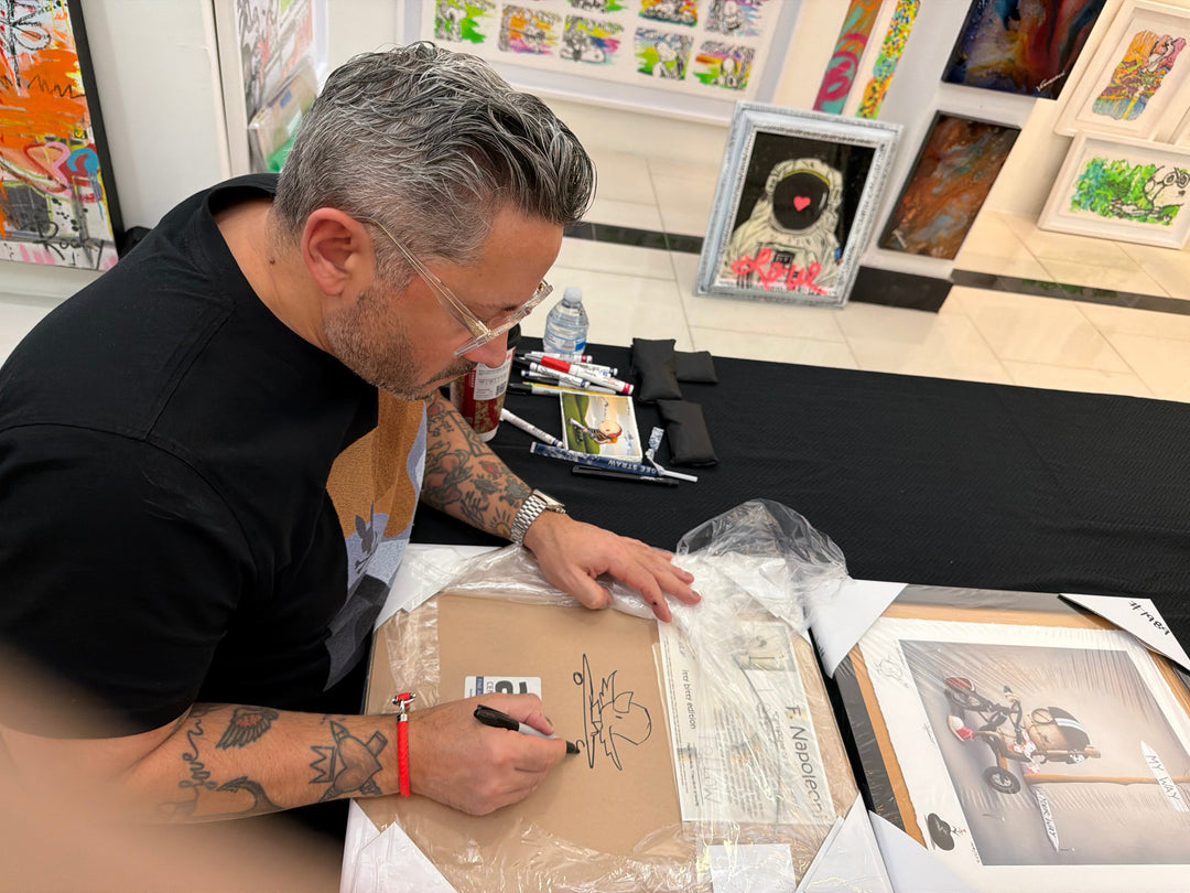 A Wonderful Day with Fabio Napoleoni at Art Center Gallery