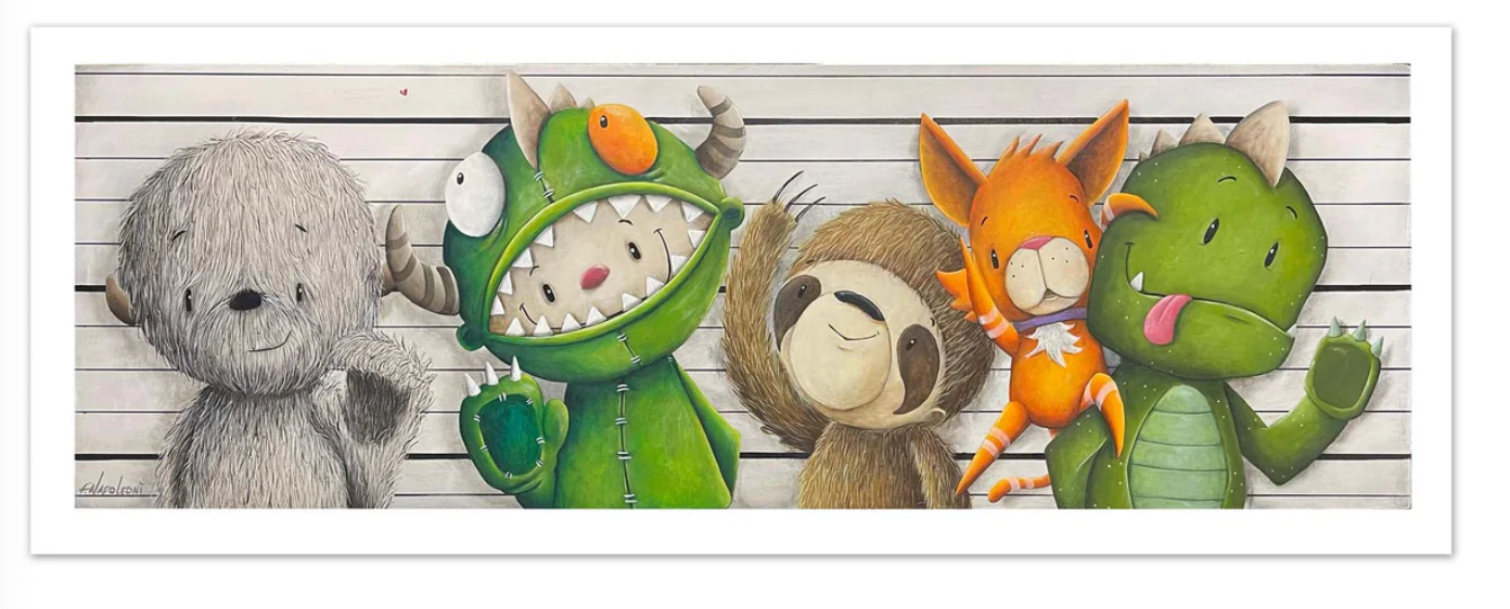 Usual Suspects Series of 3 by Fabio Napoleoni