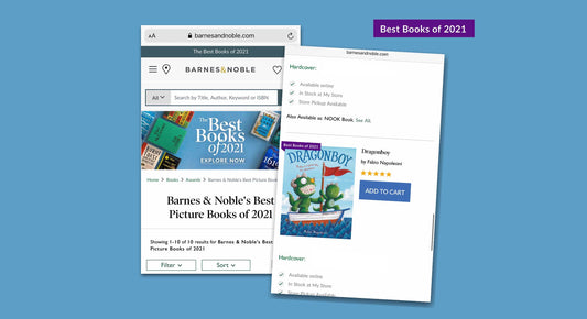 Barnes & Noble Features Dragonboy Among Best Picture Books of 2021