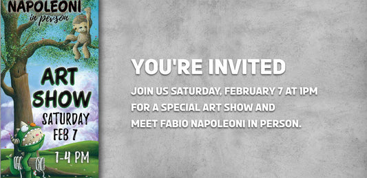 Fabio Napoleoni Art Show Saturday February 7, 2026