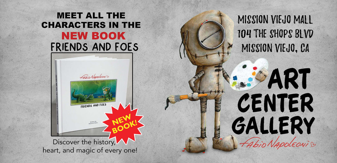 NEW Fabio Napoleoni Character Book