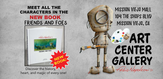 NEW Fabio Napoleoni Character Book
