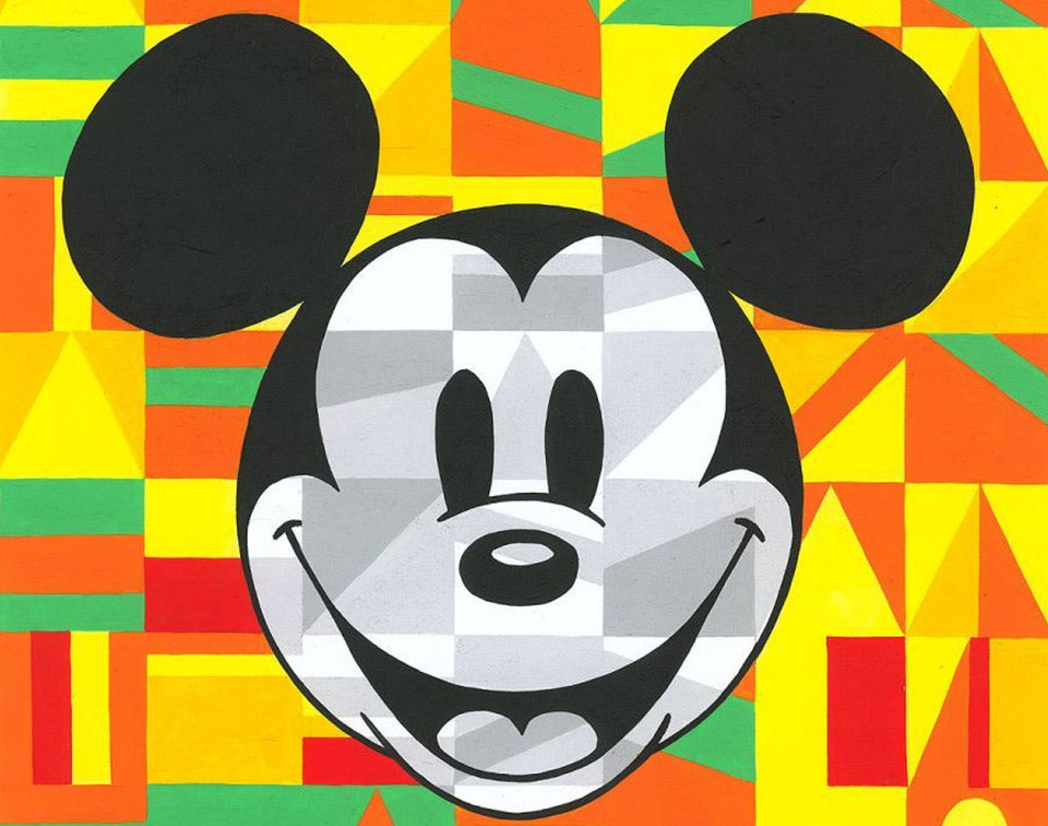 Tennessee Loveless paints Mickey Mouse