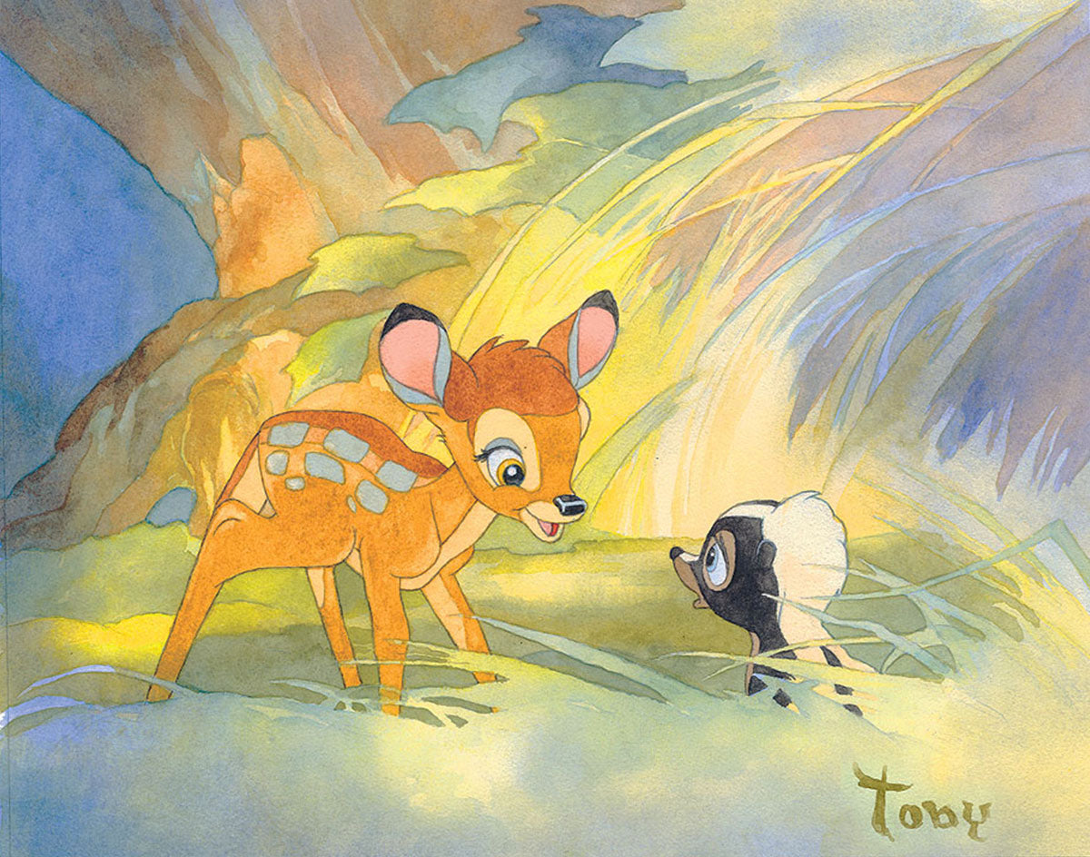 Toby Bluth Paints Bambi