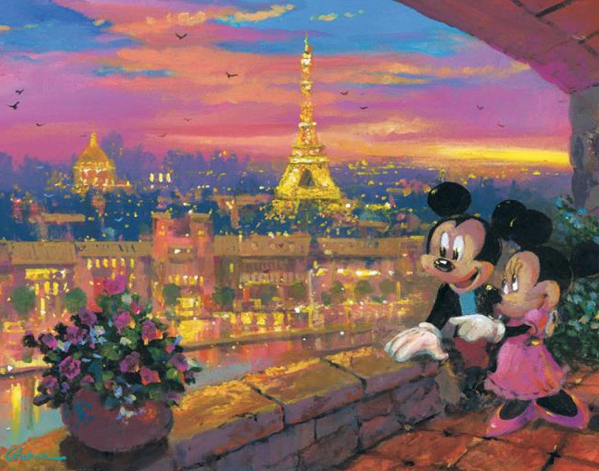 MIckey and Minnie Fine Art Paris
