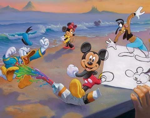 Disney Fine Art Treasures on Canvas Collection