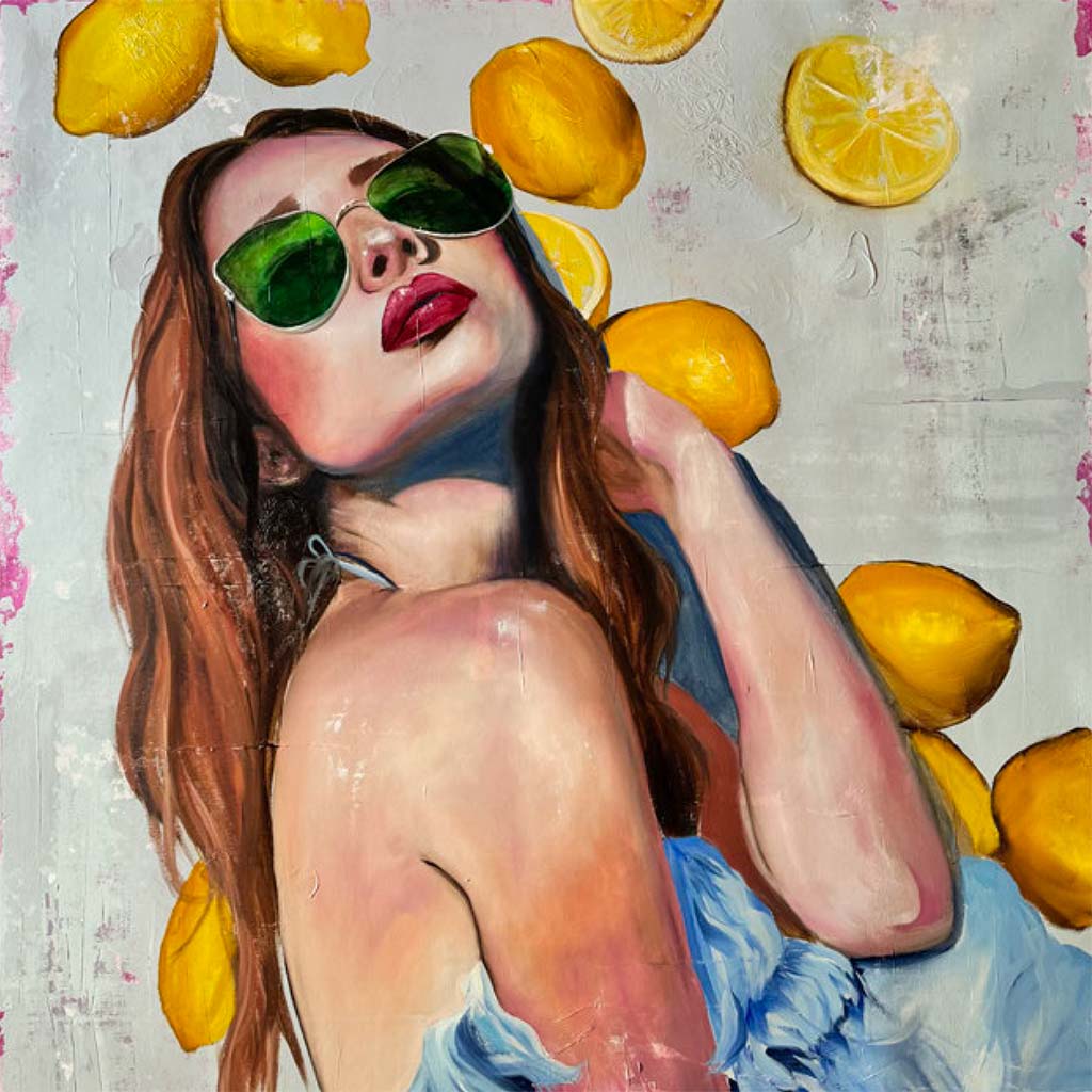 Pop Art Woman Painting Kai Lava
