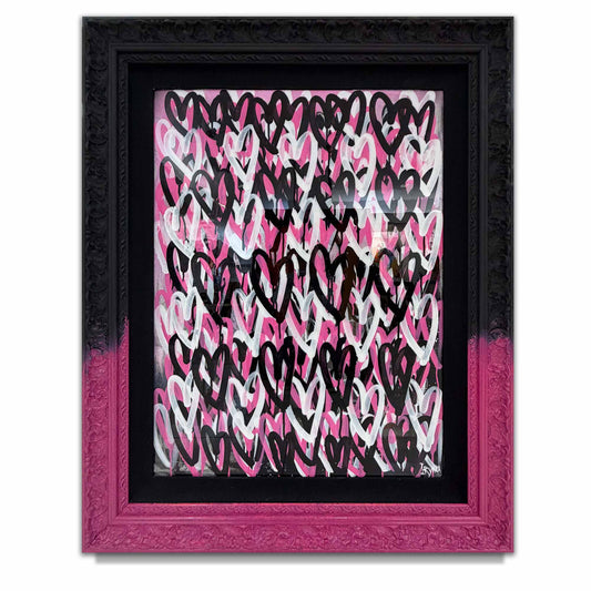 Iryna Miahka "Love in Contrast" Original Canvas