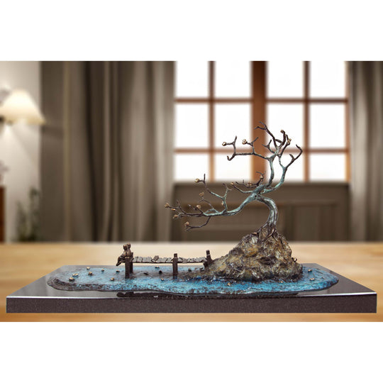 Mackenzie Thorpe "A Light in the Storm" Sculpture