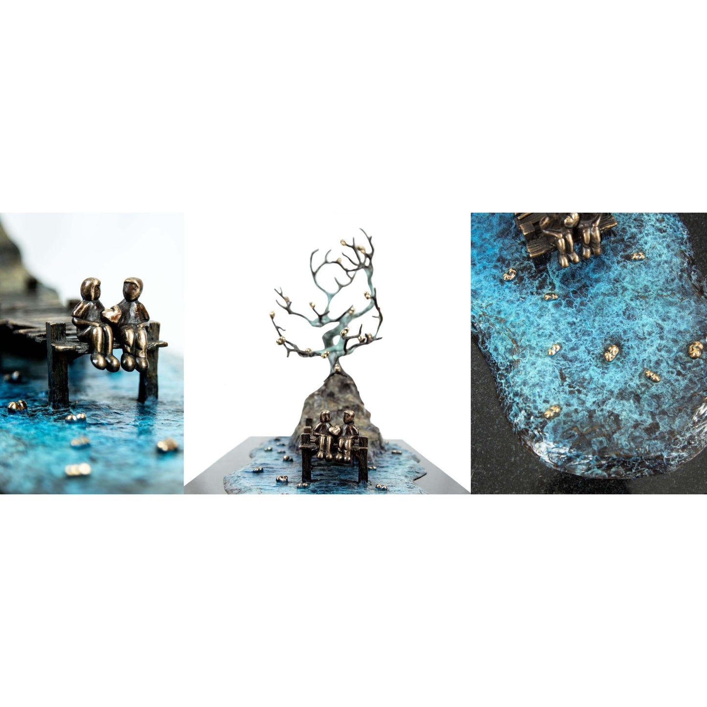 Mackenzie Thorpe "A Light in the Storm" Sculpture