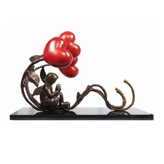 Mackenzie Thorpe "All The Love In The World" Sculpture