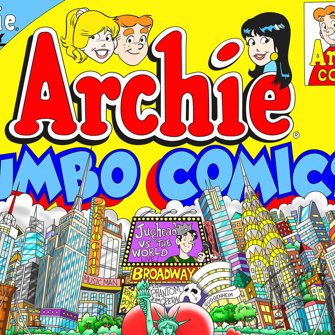 Charles Fazzino Archie Comics 3D Limited Edition Mixed-Media on Paper