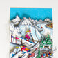 Charles Fazzino "Hitting the Slopes" 3D Limited Edition Silkscreen on Paper