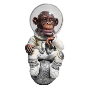 Carlos and Albert "SpaceChimp - Over The Moon" Sculpture