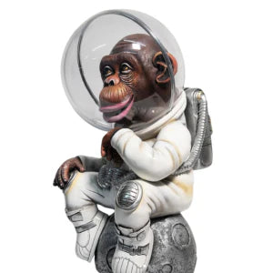 Carlos and Albert SpaceChimp - Over The Moon Sculpture