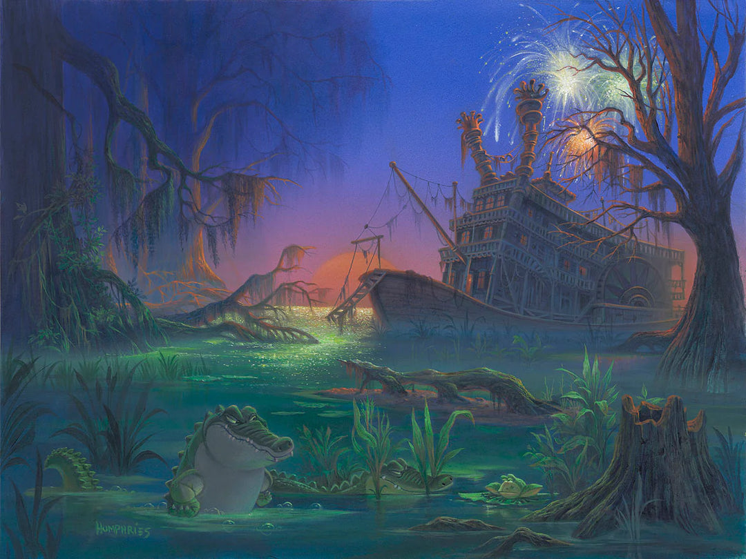 Michael Humphries Disney Back in the Bayou Limited Edition Canvas Giclee