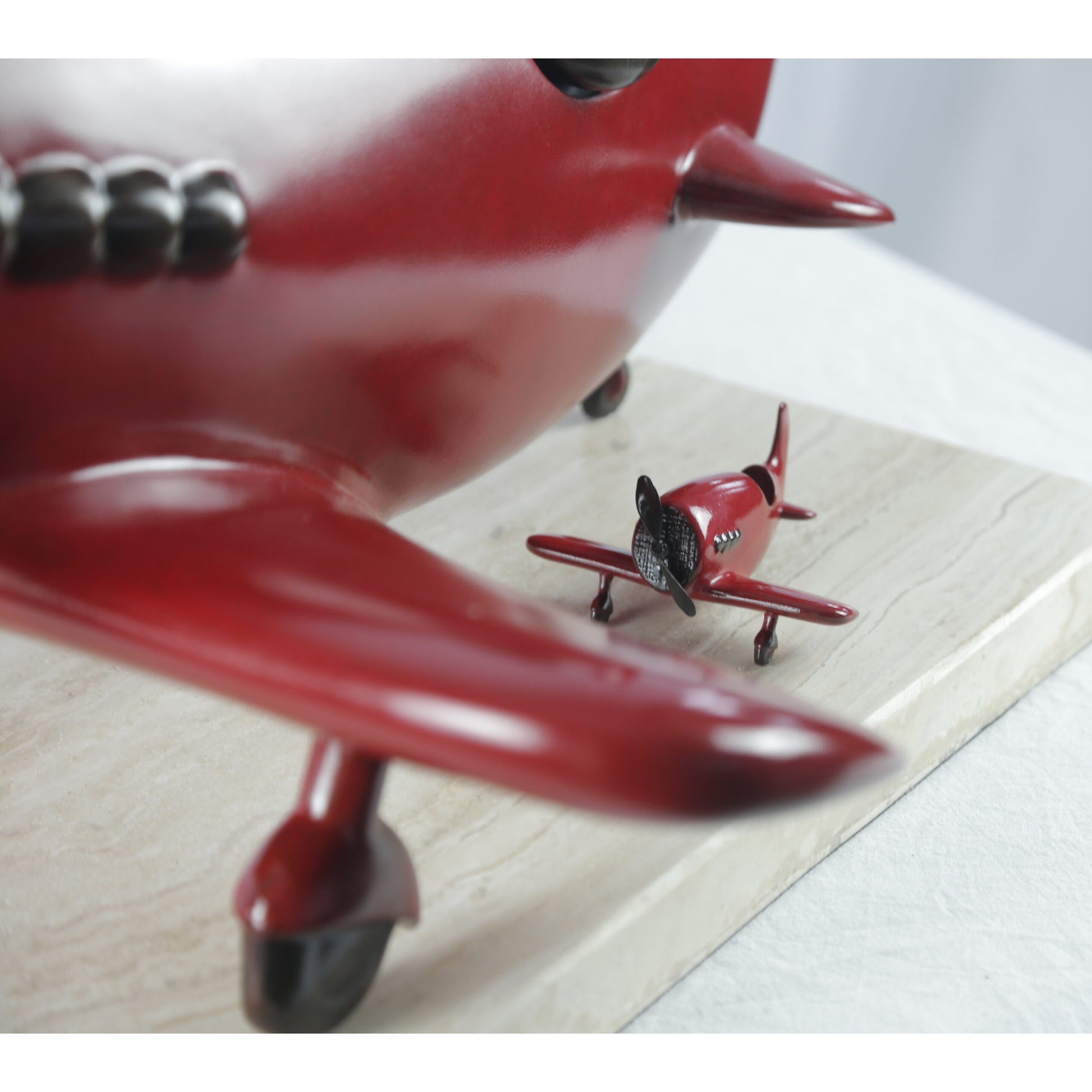 Mackenzie Thorpe "Big Red" Sculpture