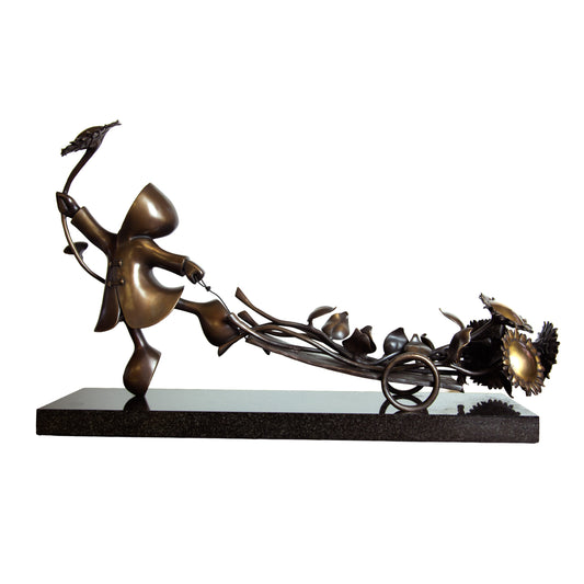 Mackenzie Thorpe "Bringer of Sunshine" Sculpture