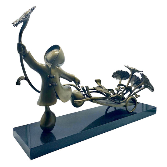 Mackenzie Thorpe "Bringer of Sunshine" Sculpture