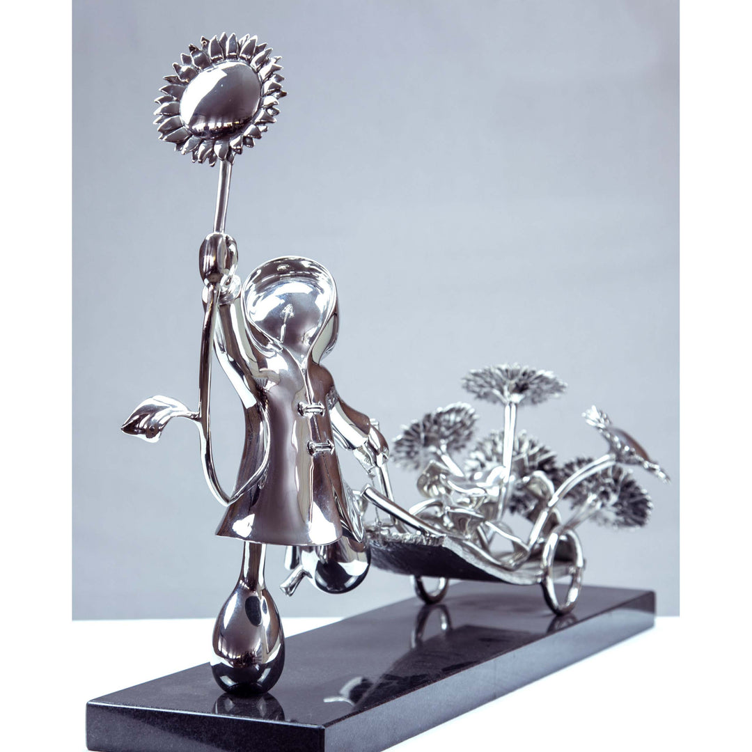 Mackenzie Thorpe "Bringer of Sunshine" Sculpture