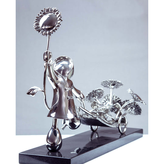 Mackenzie Thorpe "Bringer of Sunshine" Sculpture