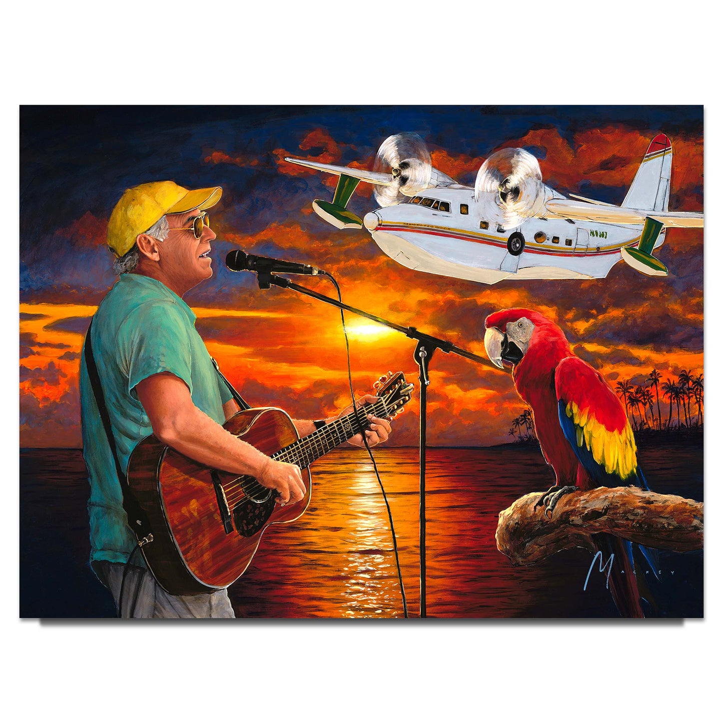 Shawn Mackey "Changes In Latitude" Limited Edition Canvas Giclee