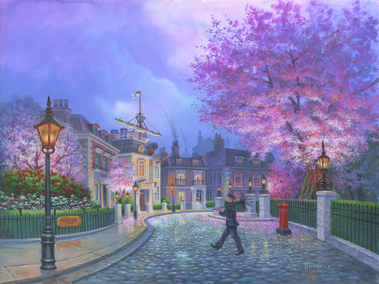 Michael Humphries Disney Cherry Tree Lane Limited Edition Canvas Giclee