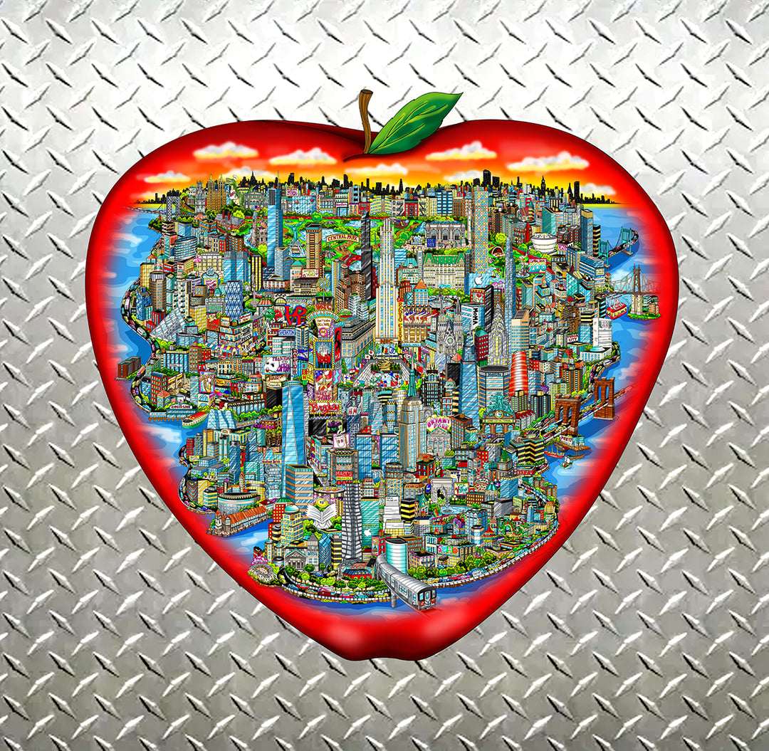 Charles Fazzino Chronicles of the Big Apple 3D Limited Edition Mixed-Media on Paper