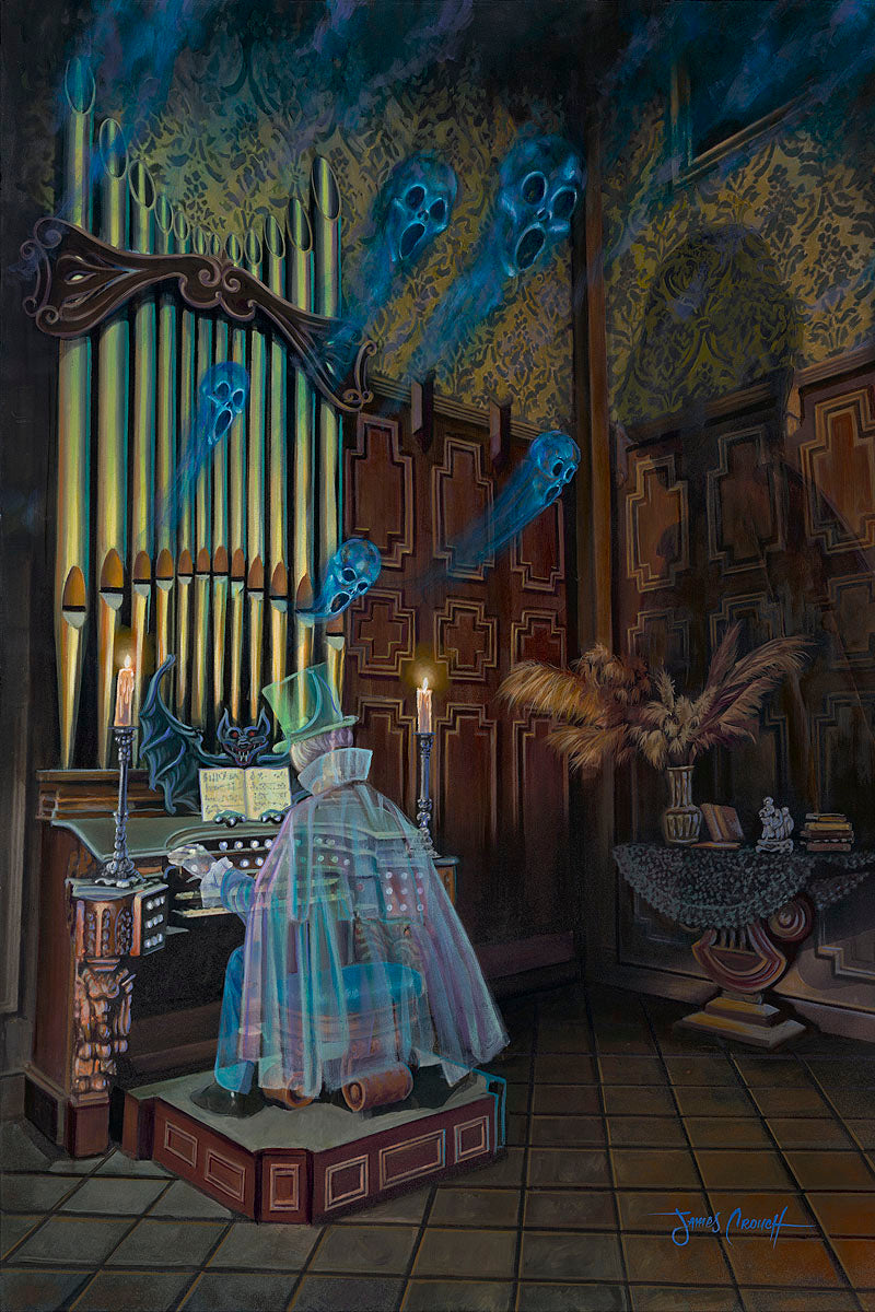 James Crouch Disney The Organist Limited Edition Canvas Giclee