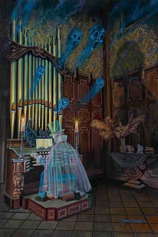 James Crouch Disney The Organist Limited Edition Canvas Giclee