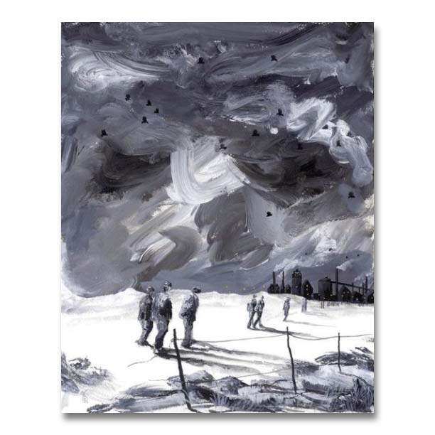Mackenzie Thorpe Day After Day (Just Like the Crows) Limited Edition Paper Giclee