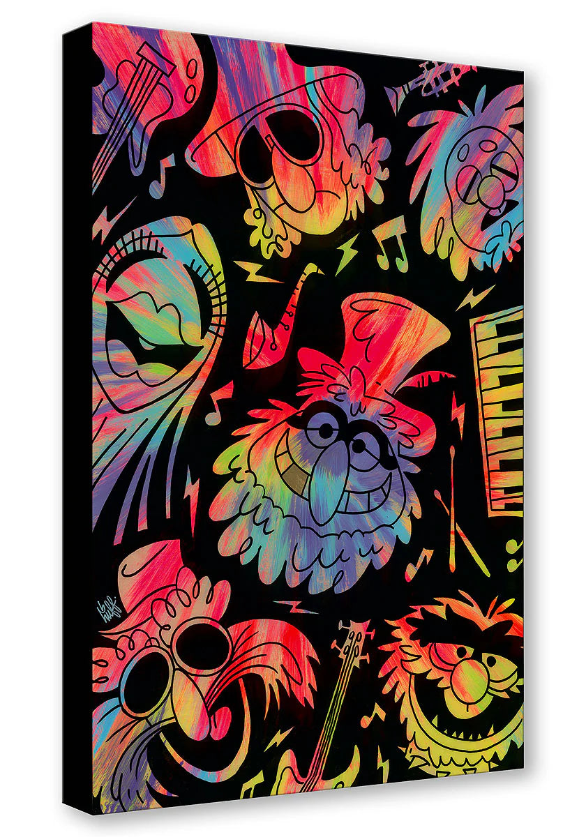 Beau Hufford Disney Psychedelic Mayhem Limited Edition Canvas Giclee