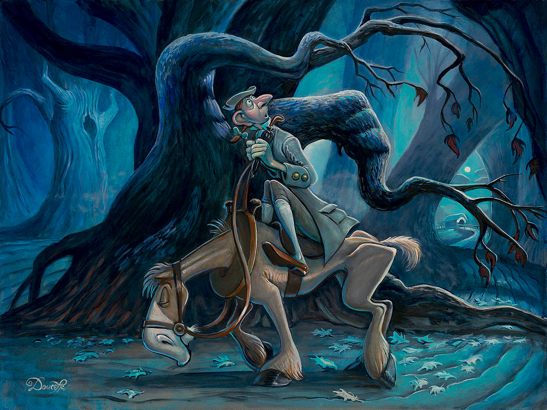 Bob Doucette Disney Ichabod Gets Spooked Limited Edition Canvas Giclee