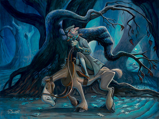 Bob Doucette Disney Ichabod Gets Spooked Limited Edition Canvas Giclee