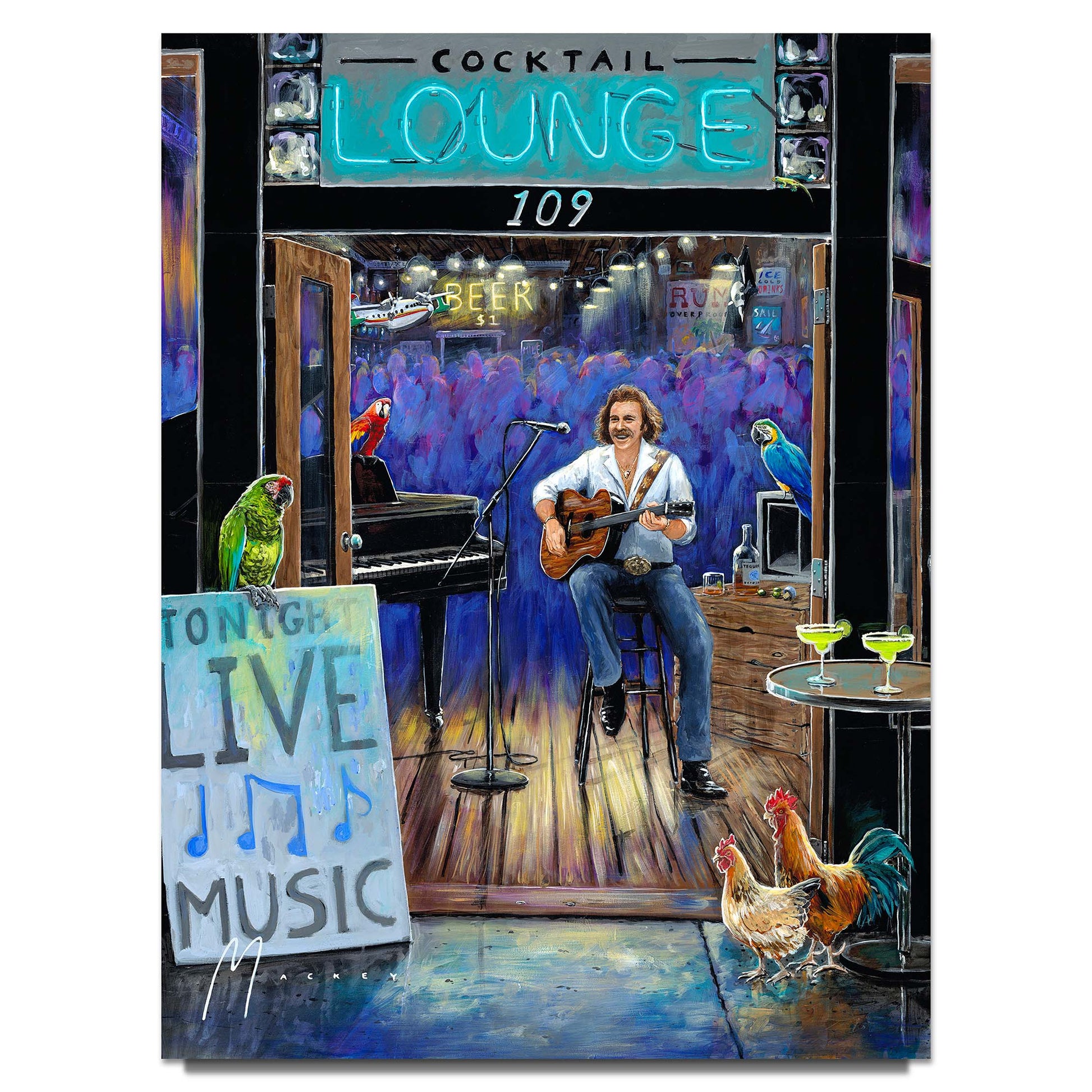 Shawn Mackey "Duval Dreams" Limited Edition Canvas Giclee