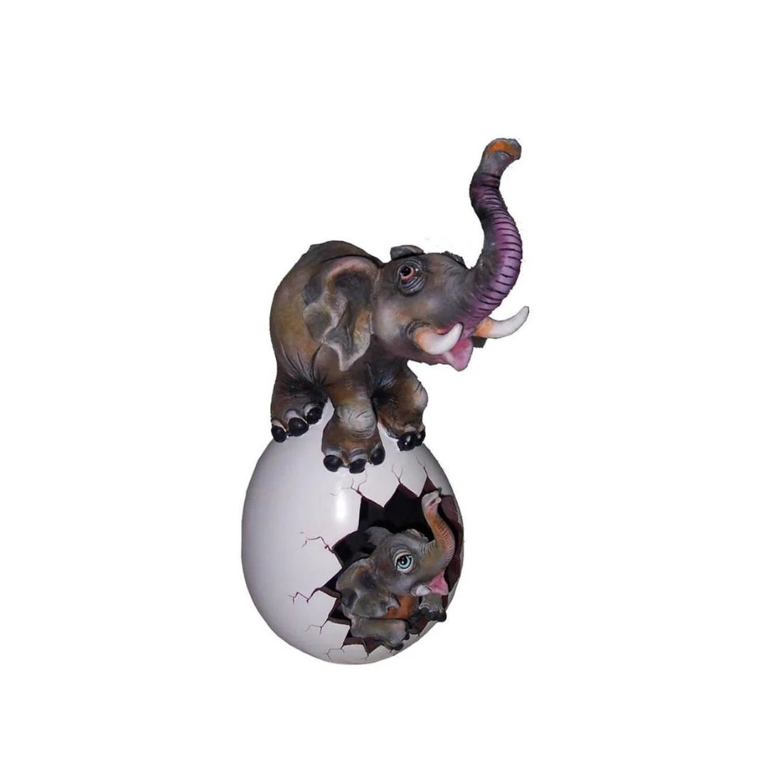 Carlos and Albert "Elephant Maternal Egg" Sculpture
