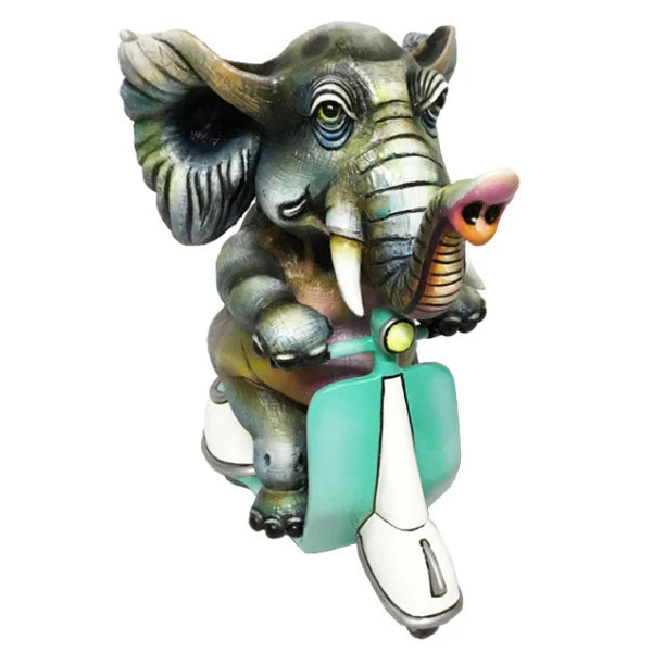 Carlos and Albert "Elephant On Vespa" Sculpture