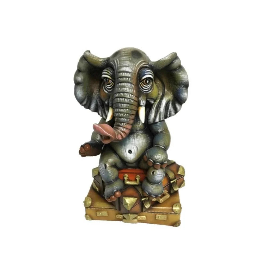 Carlos and Albert "Elephant Frequent Flyer" Sculpture