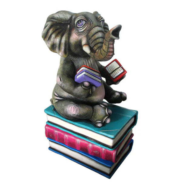 Carlos and Albert "Elephant Book Club" Sculpture