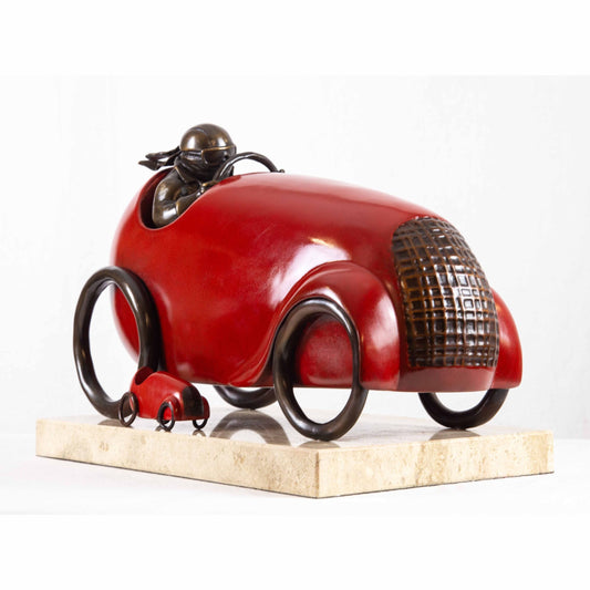 Mackenzie Thorpe "Fastest Car In The World" Sculpture