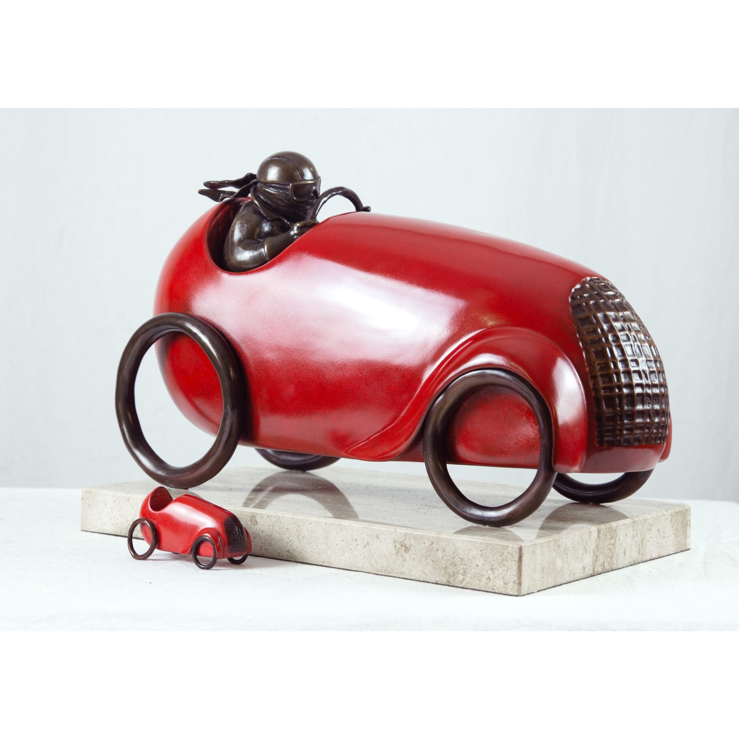 Mackenzie Thorpe "Fastest Car In The World" Sculpture