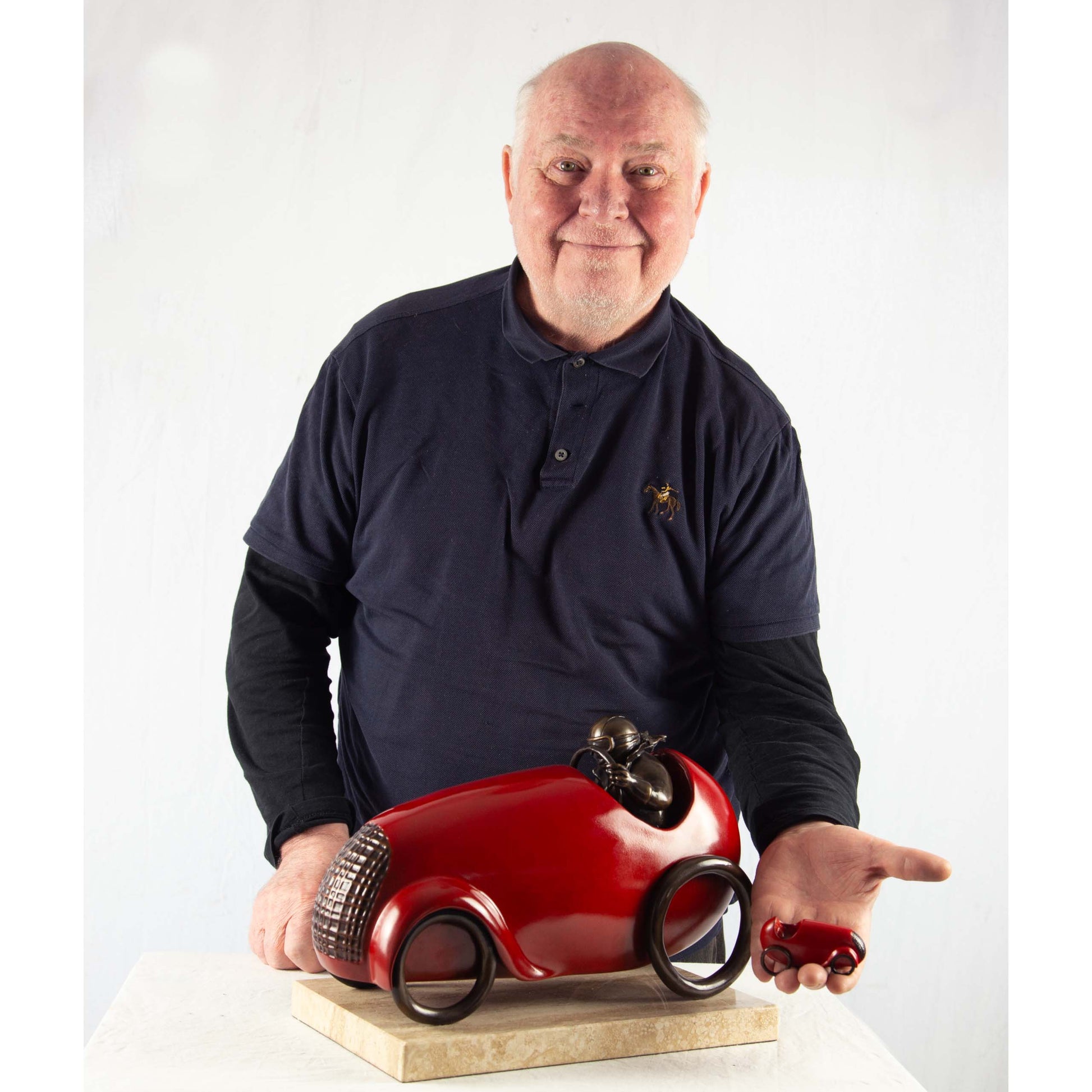 Mackenzie Thorpe "Fastest Car In The World" Sculpture