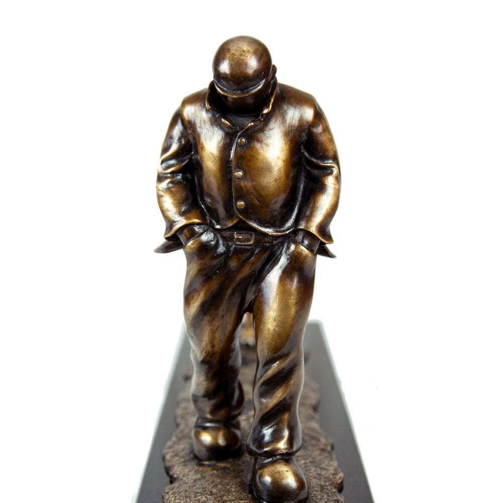 Mackenzie Thorpe "Following in His Footsteps" Sculpture